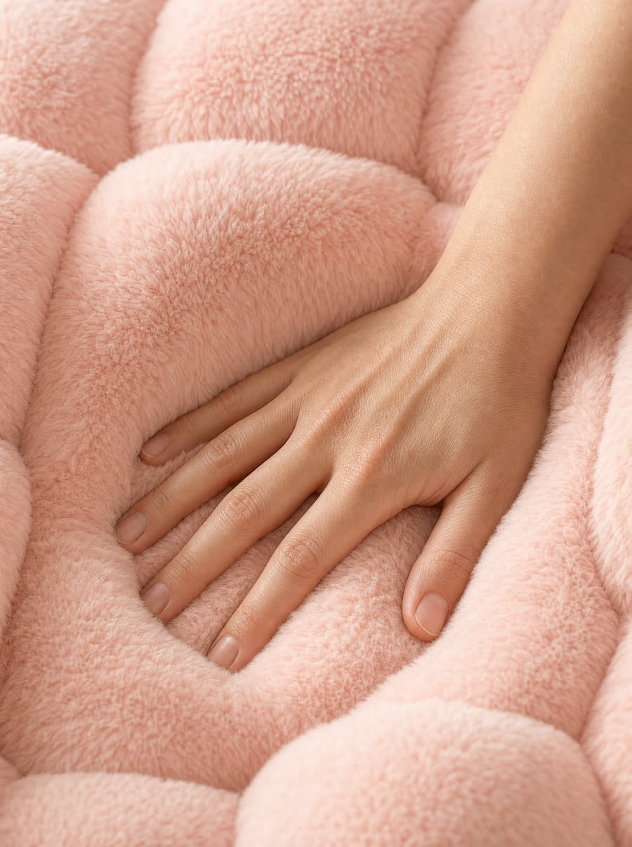 A hand in the fur